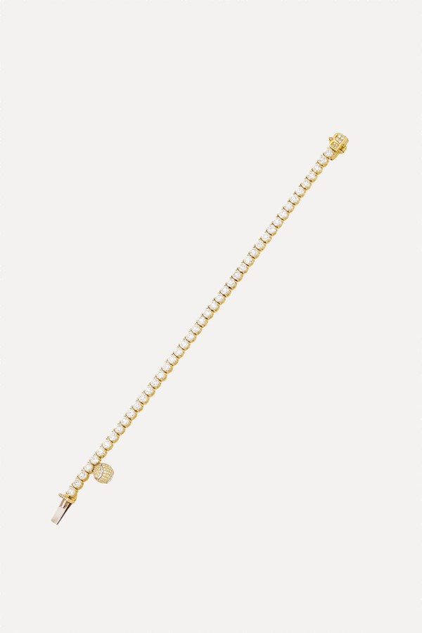Yellow Gold Diamond Tennis Bracelet from Boodles