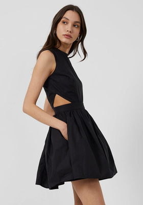 Adelade Organic Poplin Cut-Out Dress from French Connection