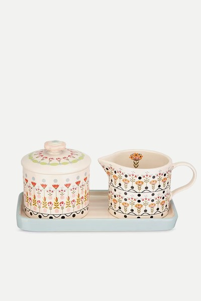  Painted Table Stoneware Sugar & Milk Jug Set from Cath Kidston