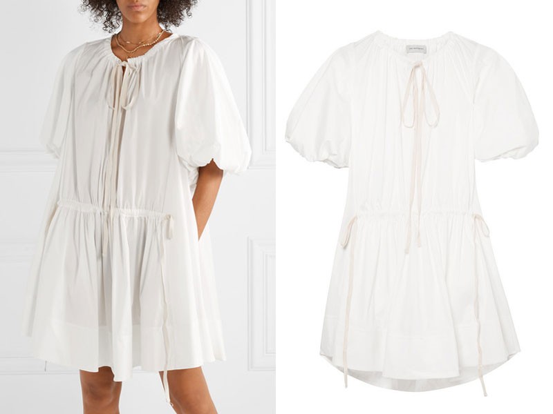 Honour Lace-up Broderie Anglaise Cotton Mini Dress from Zimmermann