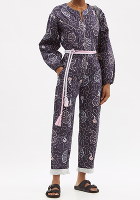 Nilaney Printed Cotton Canvas Jumpsuit from Isabel Marant Étoile