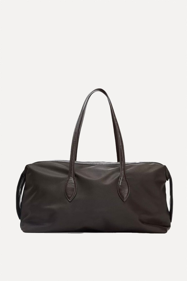Nylon Elongated City Bag from Zara