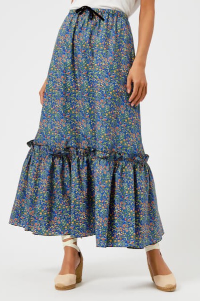 Women’s Cecil Maxi Liberty Print Skirt from A.P.C