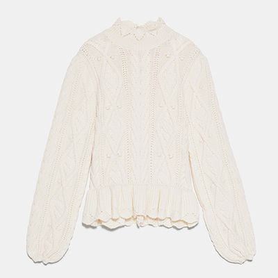 Cable Knit Sweater from Zara