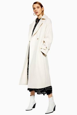 Trench Coat with Wool