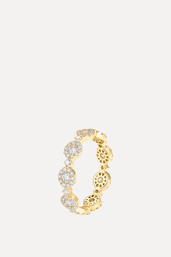 Triolette Oval Diamond Ring from David Morris