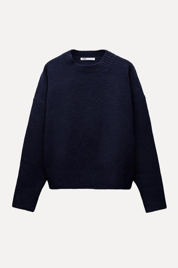 Soft Plain Knit Sweater from Zara