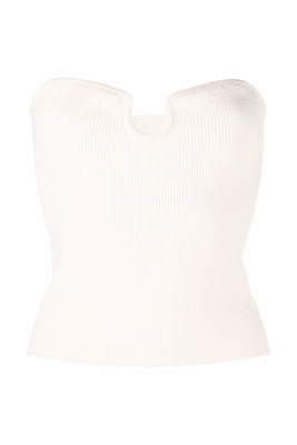 Strapless Knitted Top from Nanushka