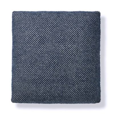 Soft Wool Cushion - Navy from Cox & Cox