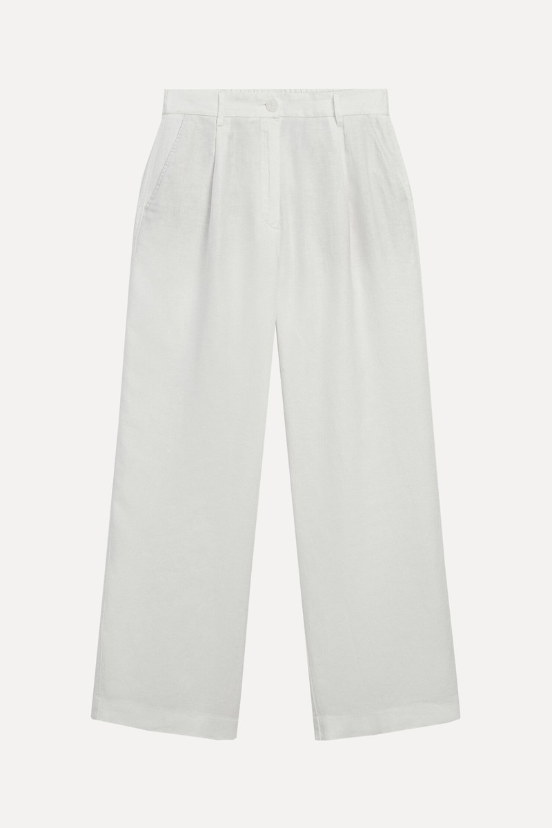 Wide Leg Linen Trousers, £69.95 | Massimo Dutti