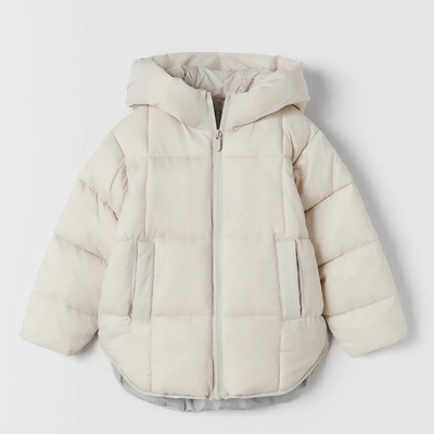 Premium Quilted Coat from Zara