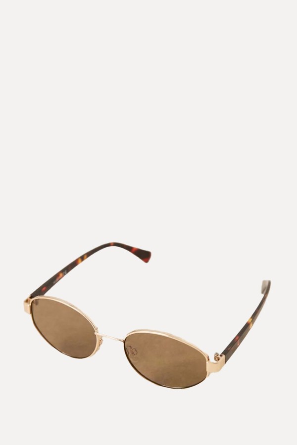 Metal Oval Sunglasses from ASOS DESIGN