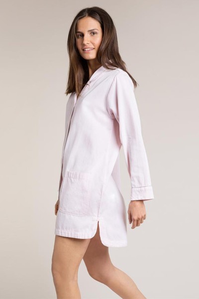 Pink Chambray Nightshirt