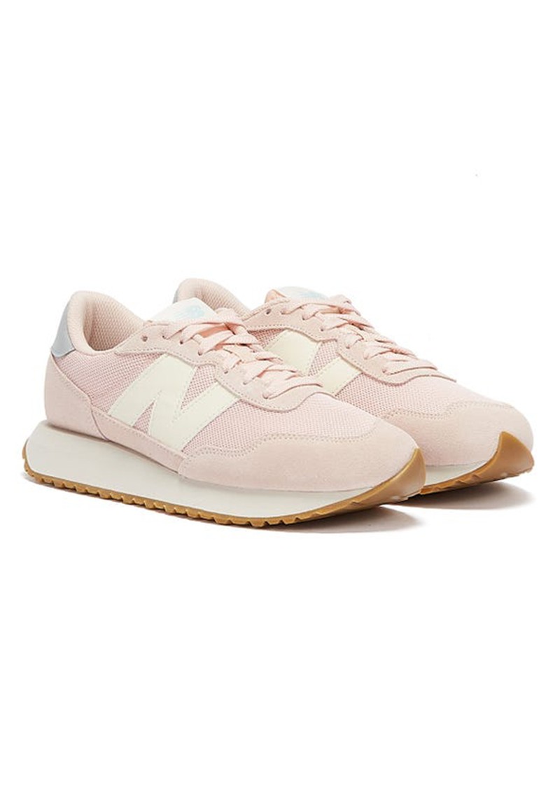 Women’s 237 Oyster Pink With Storm Blue from New Balance