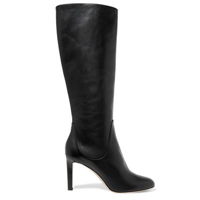 Tempe 85 Leather Knee-High Boots from Jimmy Choo