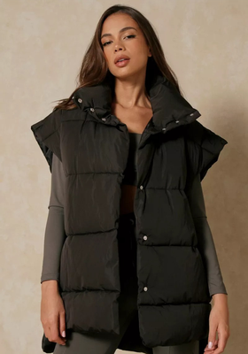 Oversized Boxy Puffer Gilet, £40 (was £50) | MissPap