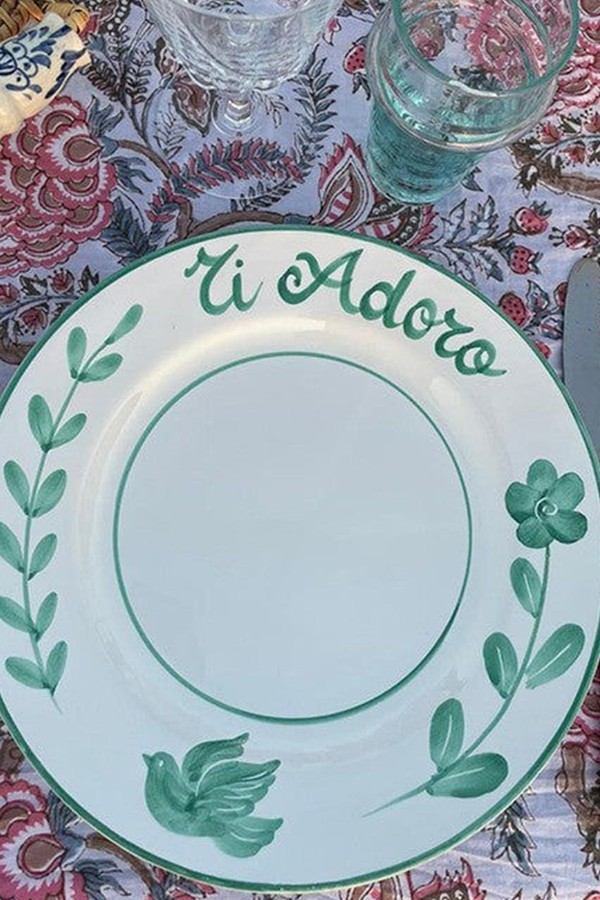 Lorafolk Amore Mio Plate from Popolo