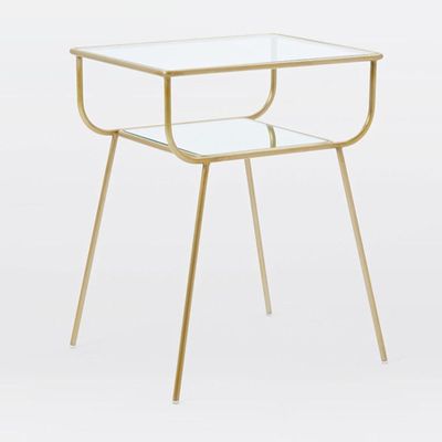 Curved Terrace Bedside Table from West Elm