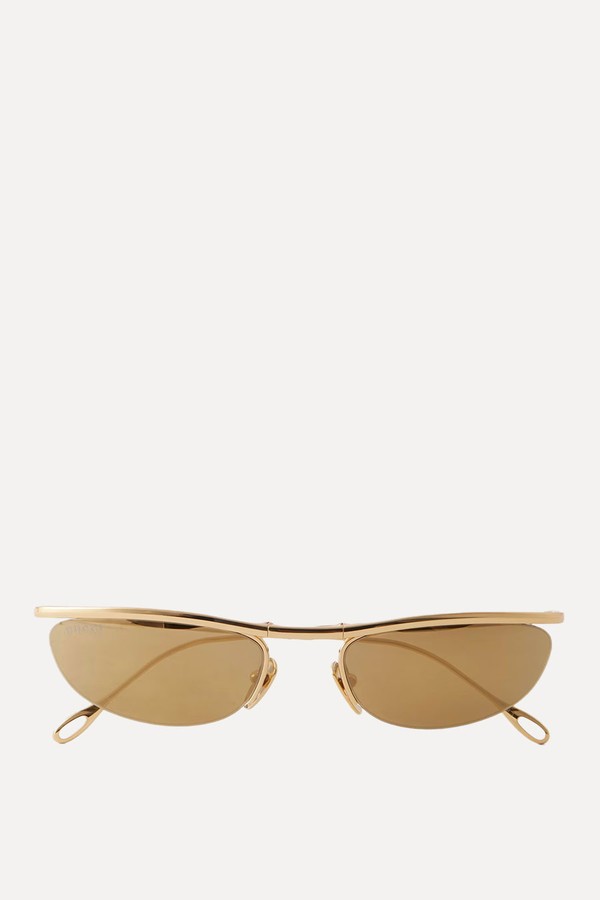 Cat-Eye Gold-Tone Sunglasses from Gucci Eyewear