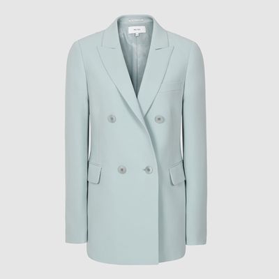 Laura Jacket Crepe Double Breasted Blazer from Reiss