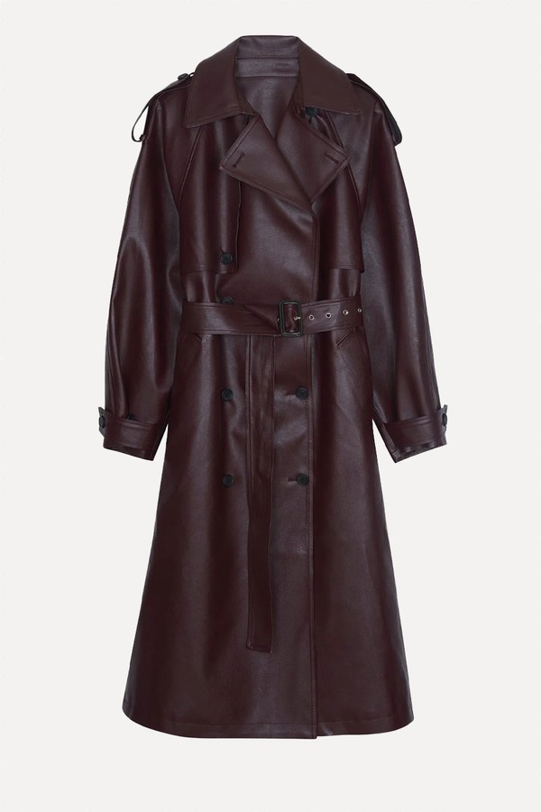 Vandve Faux Leather Trench from The Frankie Shop