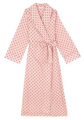 Queen of Hearts Cotton Dressing Gown from Yolke