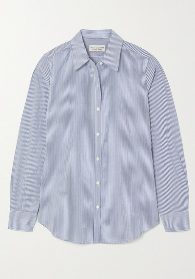 Libby Striped Cotton-Poplin Shirt from Nili Lotan