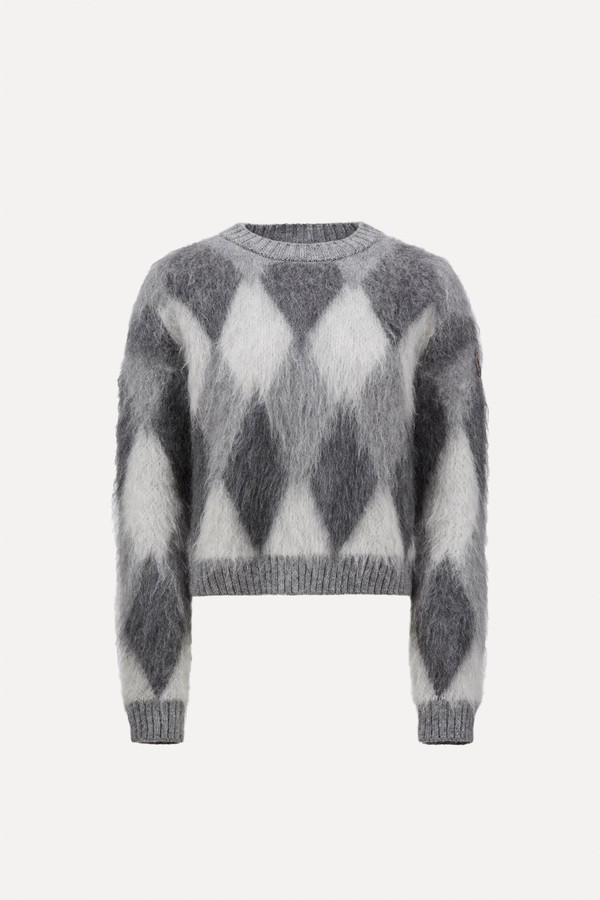 Argyle Wool & Mohair Jumper from Moncler
