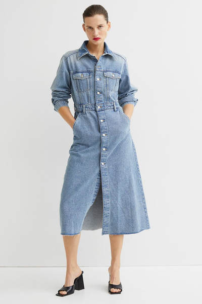 Denim Shirt Dress from H&M