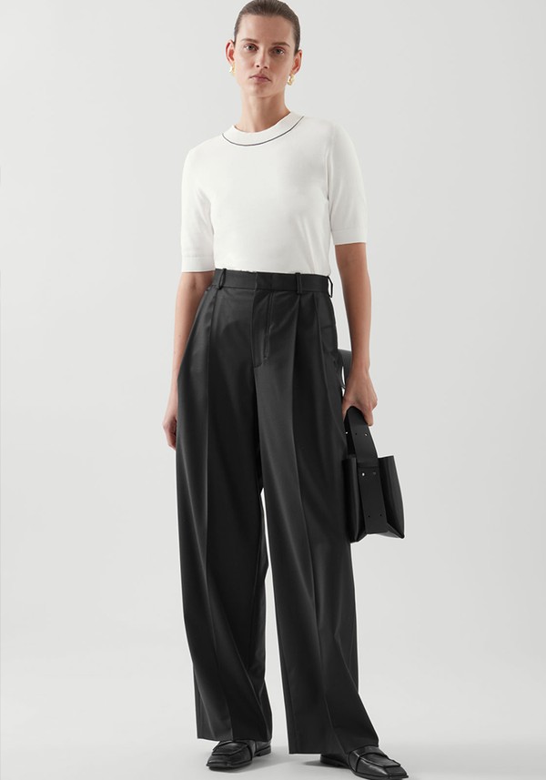 Wide-Leg Tailored Trousers from COS