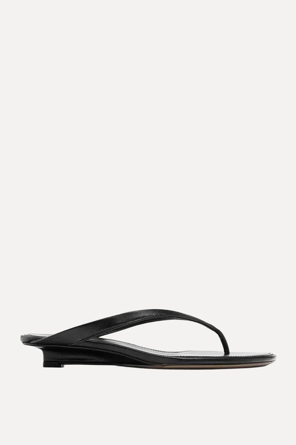 Mid-Heel Sandals With Toe Divider from Massimo Dutti