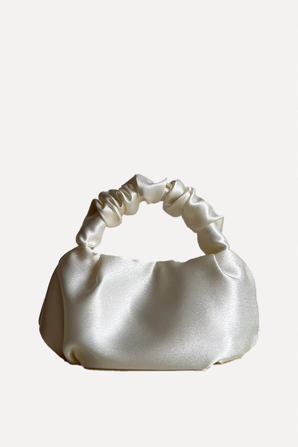 Scrunchie Satin Small Evening Bag from MIRARIBAGS