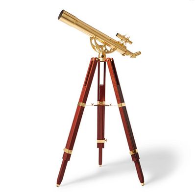Ambassador 80mm Brass & Beech Wood Telescope from Celestron