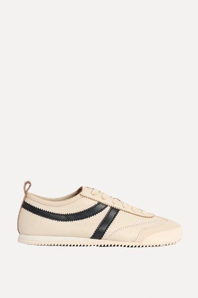 Leather Stripe Trainers