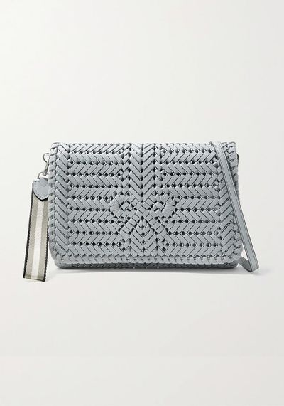 The Neeson Woven Leather Shoulder Bag from Anya Hindmarch