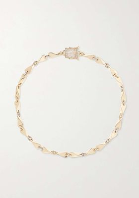 Victoria 14-Karat Gold Diamond Necklace from Rainbow K