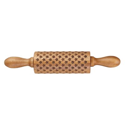 Acacia Wood Star Rolling Pin from John Lewis & Partners