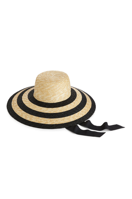 Straw Stripe Hat from Arket