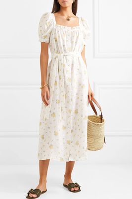 Floral-Print Midi Dress from Sleeper