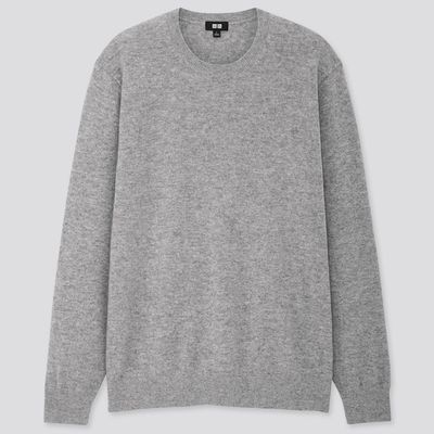 100% CASHMERE CREW NECK JUMPER from Uniqlo