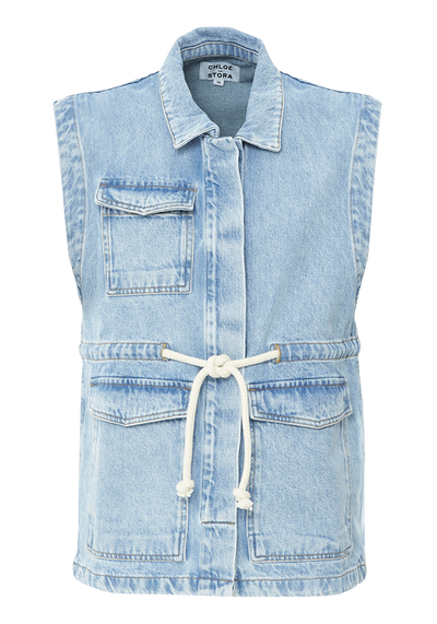 Usain Denim Vest Blue from Chloé Stora