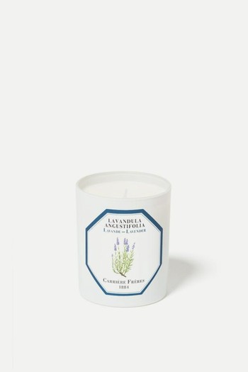 Carrière Frères Lavandula Angustifolia Lavender Candle from Fortnum & Mason