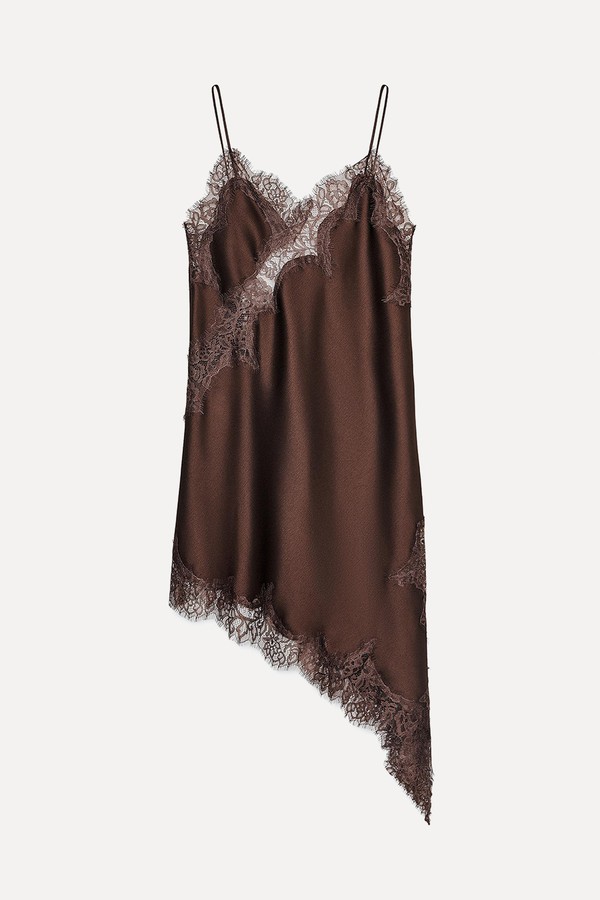 Asymmetric Lace Dress from Zara