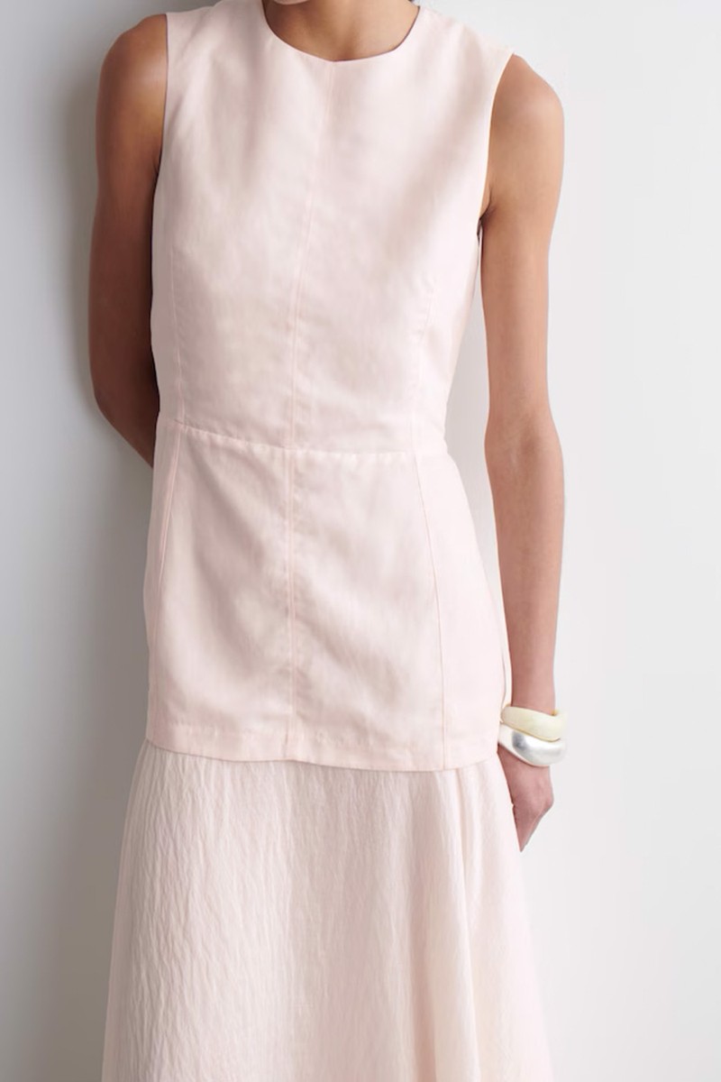 Layered Peplum Midi Dress from COS