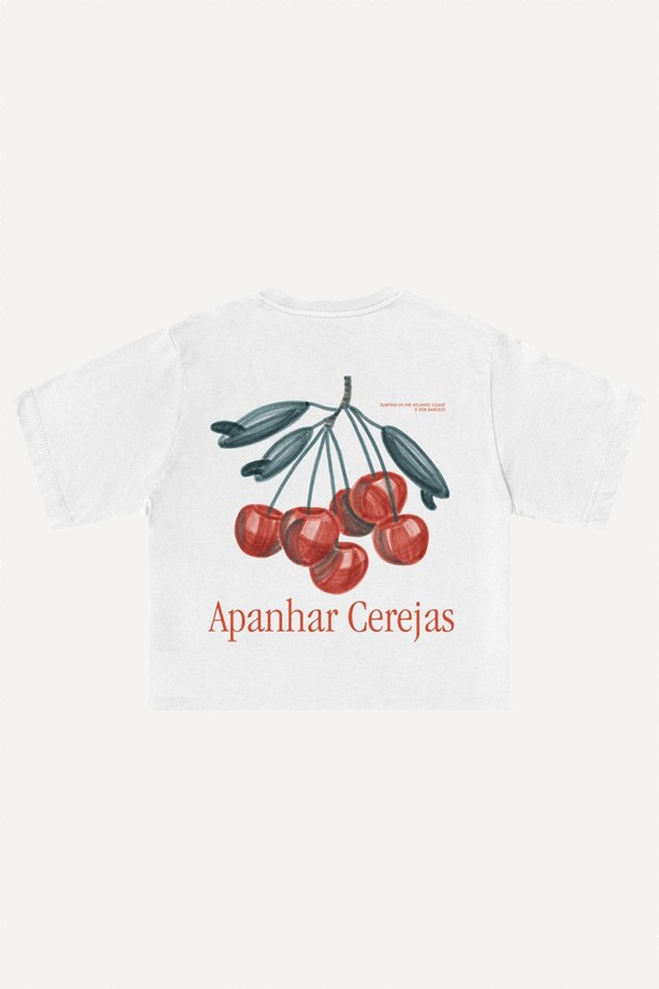 Cherries Cropped T-Shirt from Latitud Fuego