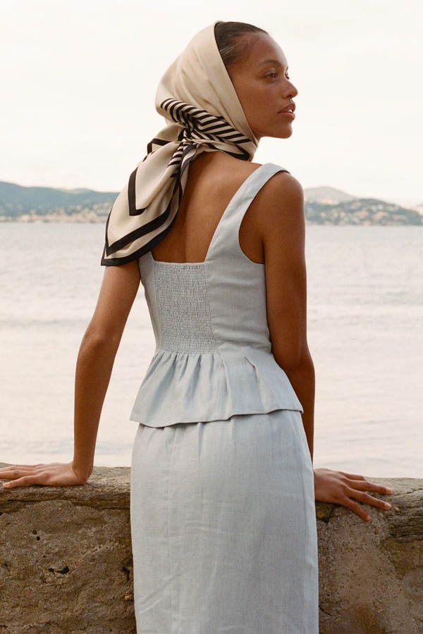 Riviera Rosalie Linen Top from POSSE