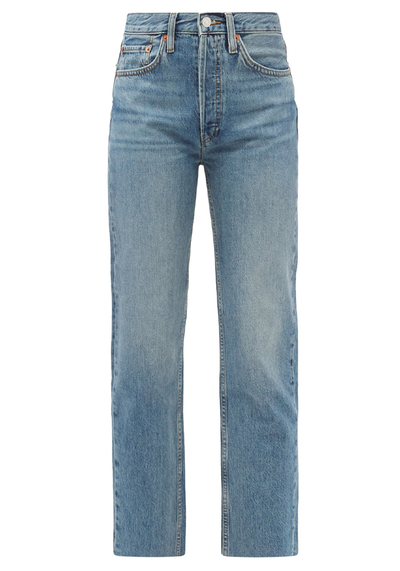  High-Rise Straight-Leg Jeans from Re/Done