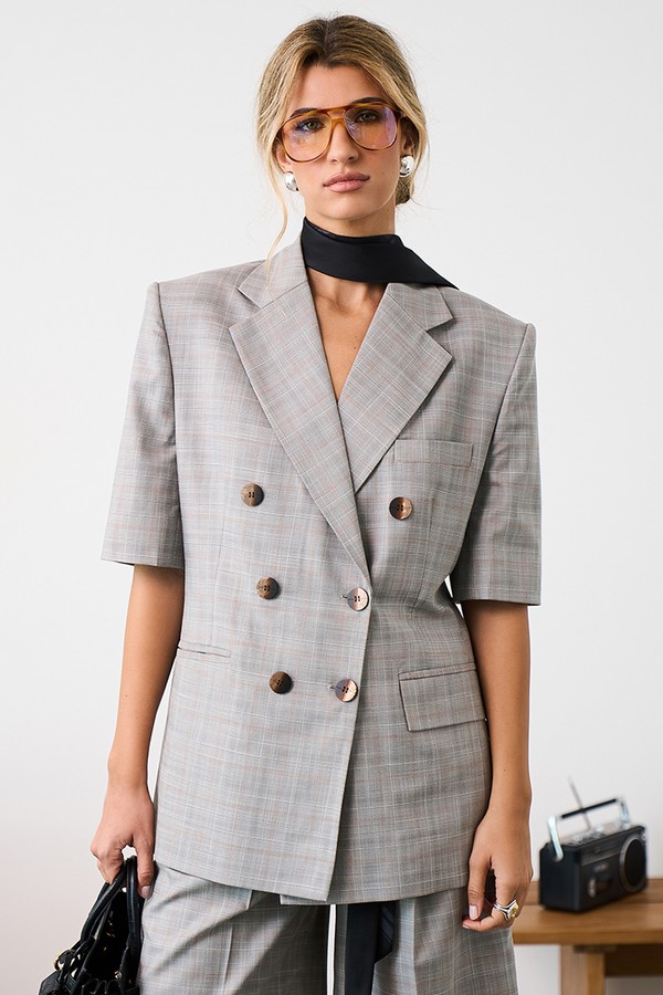 Uptown Short Sleeve Blazer