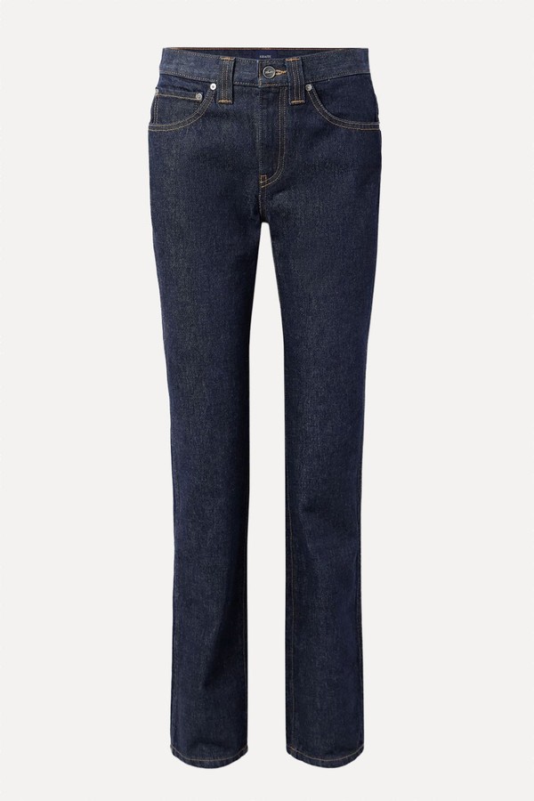 Farley High-Rise Straight-Leg Jeans from Khaite
