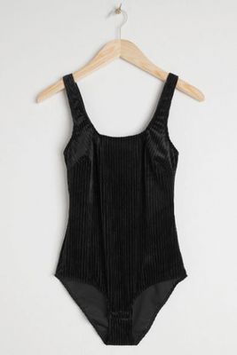 Stretch Velour Bodysuit from & Other Stories
